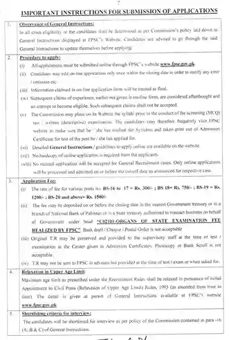 Latest FPSC Jobs 2024-Federal Public Service Commission Jobs